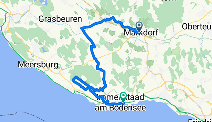Am Stadtgraben, Markdorf nach Kniebachweg, Immenstaad am Bodensee