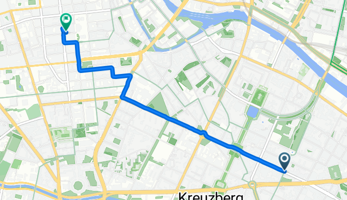 Mariannenstraße, Berlin nach Taubenstraße, Berlin