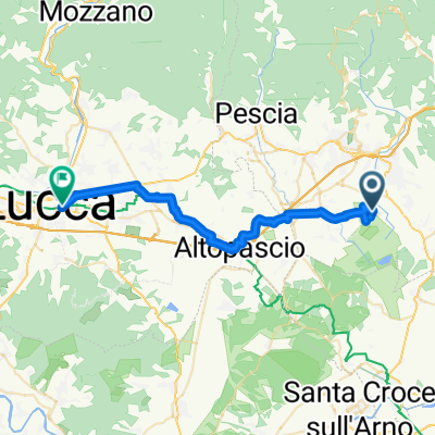 Via Porto dei Masoni, Monsummano Terme nach SR 435, Lucca