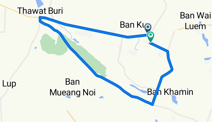 Route in Amphoe Thung Khao Luang