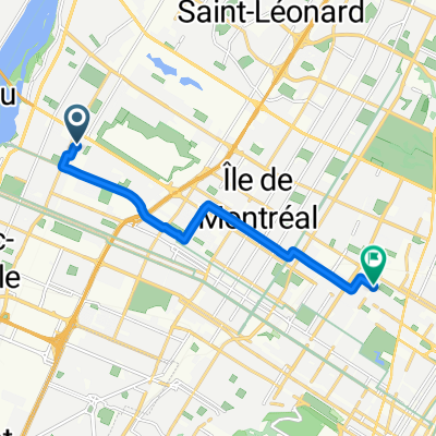 Rue Louis-Joseph-Gauthier, Montréal to Av Mont-Royal E, Montréal