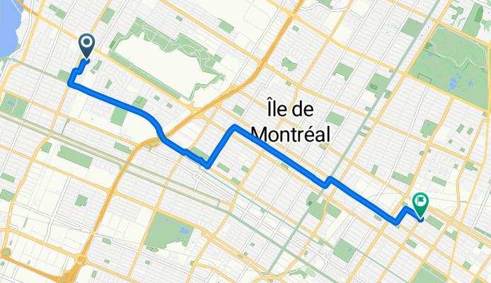 Rue Louis-Joseph-Gauthier, Montréal to Av Mont-Royal E, Montréal