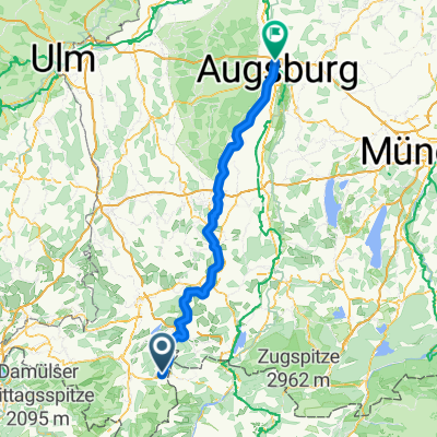 Wertach Radweg"Wertach erleben"