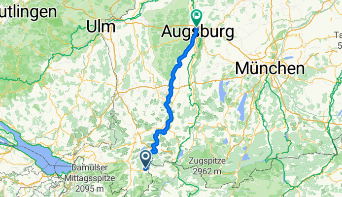 Wertach Radweg"Wertach erleben"