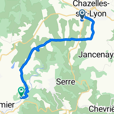 De Chemin de Rochefournier à Route de la Thiéry