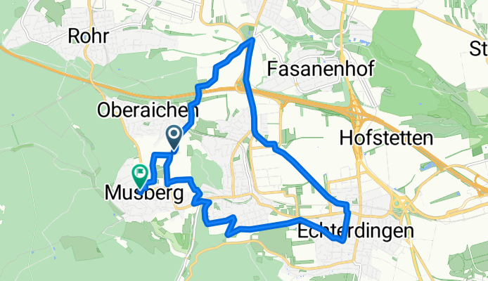 Leinfelden-Echterdingen nach Fontanestraße, Leinfelden-Echterdingen