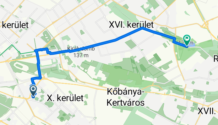 Kőrösi Csoma Sándor út, Budapest - Naplás utca, Budapest