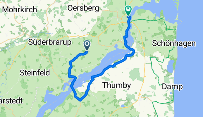 Süderballig, Boren nach Ziegeleiweg, Kappeln
