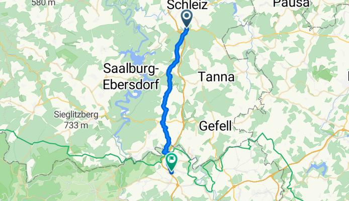 Heinrichsruh, Schleiz nach St 2198, Berg