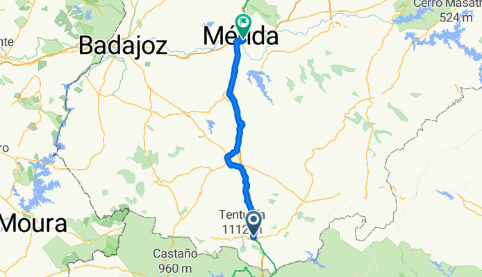 SDC 010 MONESTERIO - MERIDA 107 km 606 - 1106