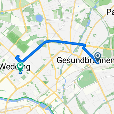 Jülicher Straße, Berlin to Antwerpener Straße, Berlin
