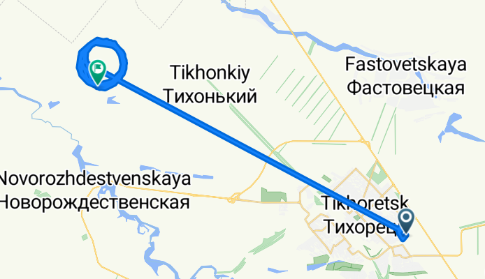 Почтовая улица, Тихорецк до Тихорецкий район