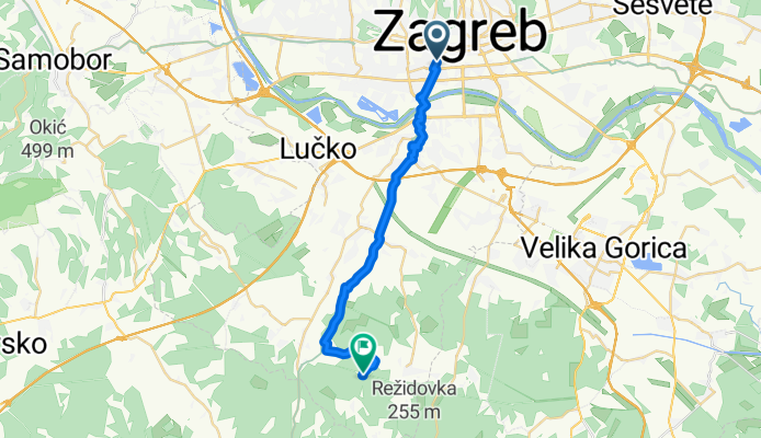 Ulica Florijana Andrašeca, Zagreb to Trpučanska cesta, Donji Trpuci