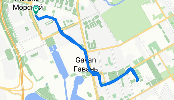 Кораблестроителей улица, Санкт-Петербург до Кораблестроителей улица, Санкт-Петербург