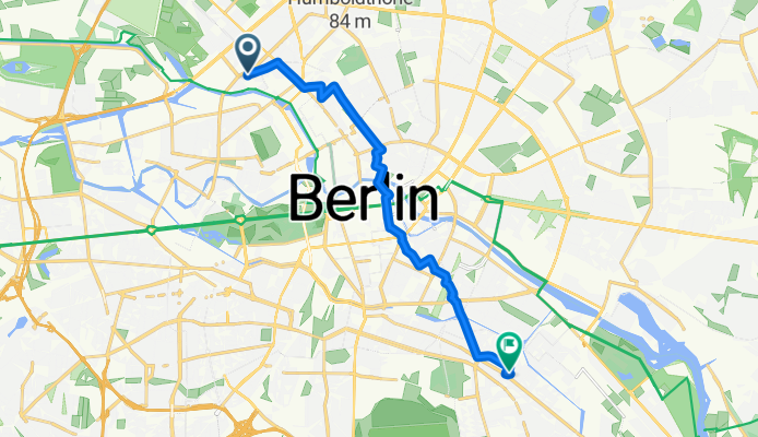 Triftstraße, Berlin to Sonnenallee, Berlin