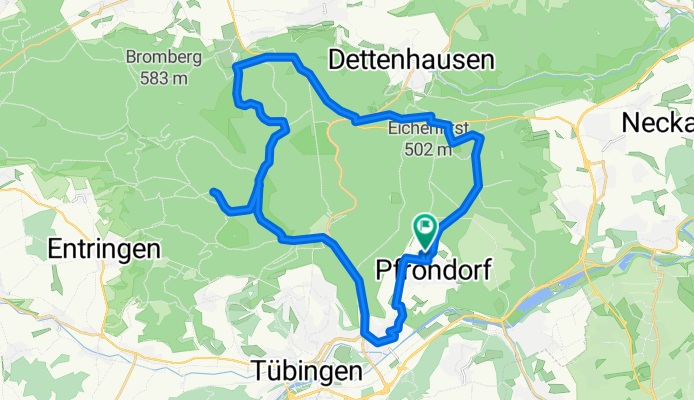 Tübingen nach Tübingen
