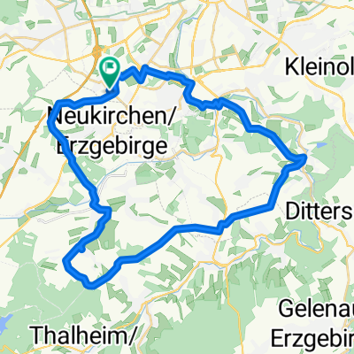 Eisenweg und Pfarrhübel über Eisnsiedel