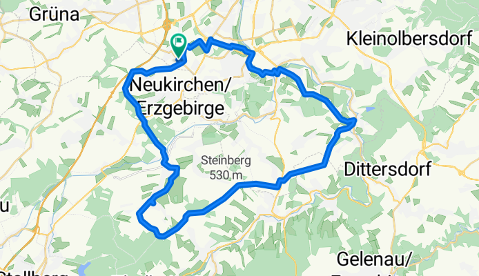 Eisenweg und Pfarrhübel über Eisnsiedel