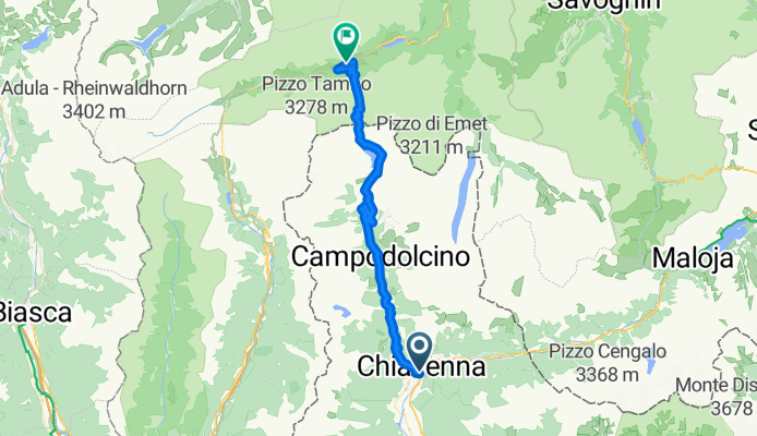 Chiavenna to Splugen