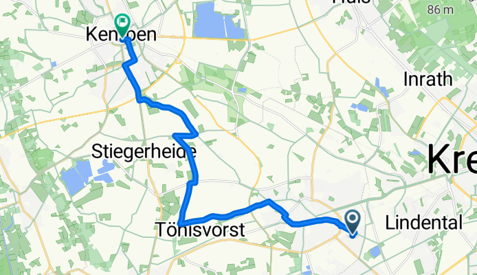 Von Tönisvorst bis Kempen