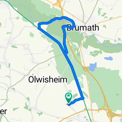 Rue du Général de Gaulle, Eckwersheim to Rue du Général de Gaulle, Eckwersheim