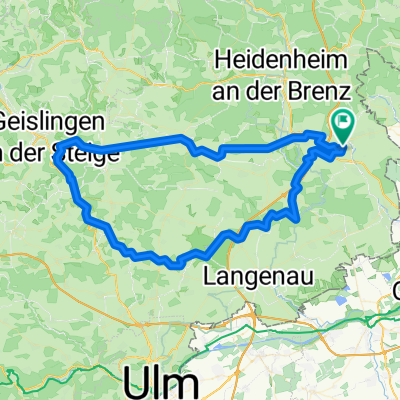 Giengen - Gerstetten - Geislingen - Lonetal
