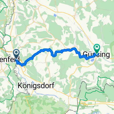 B65 nach P.Gratian Leser-Straße