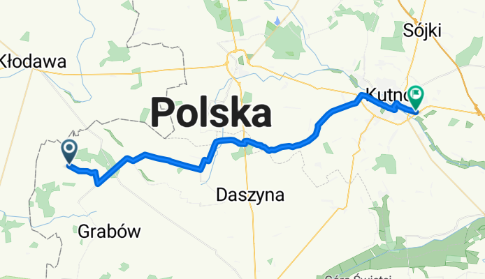 Kadzidłowa, Grabów to Józefów, Kutno
