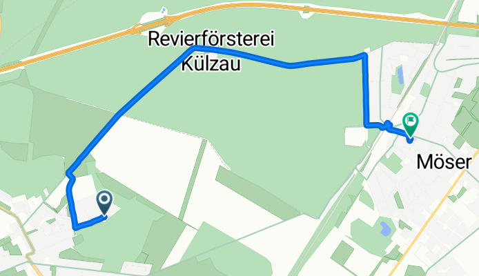 Kieferngrund, Möser nach Thälmannstraße, Möser