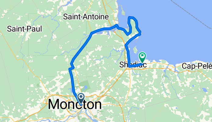 From Moncton to Shediac