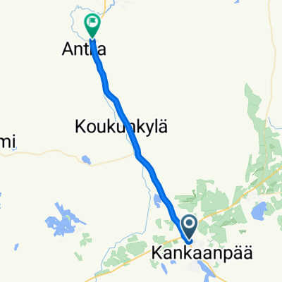 Asemakatu, Kankaanpää nach Kankaanpääntie, Honkajoki