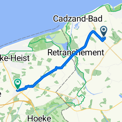 Zuidzandseweg, Cadzand à Natiënlaan, Knokke-Heist