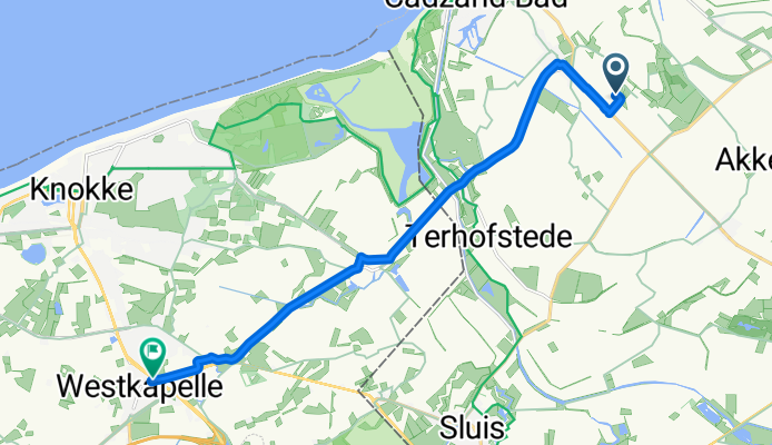 Zuidzandseweg, Cadzand à Natiënlaan, Knokke-Heist