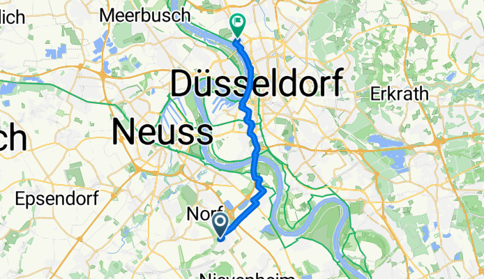 Von Neuss bis Düsseldorf