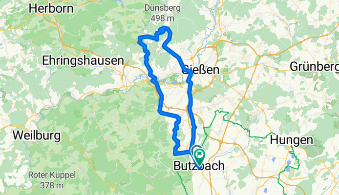 Mit dem Gravel Bike auf den Dünsberg.