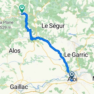 Rue de l'Ort en Salvy nach D9