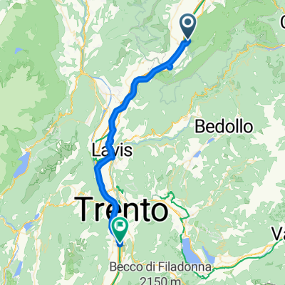 Neuer Kirchweg, Neumarkt nach Trento, Trient
