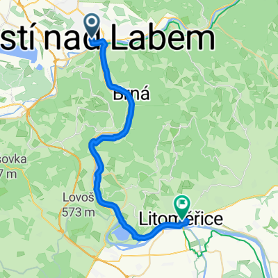 Usti nad Labern to Litomerice