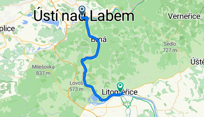 Usti nad Labern to Litomerice