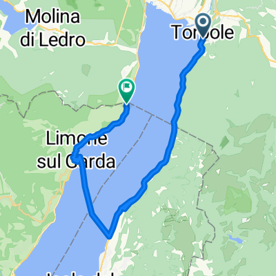 From Nago-Torbole to Riva del Garda