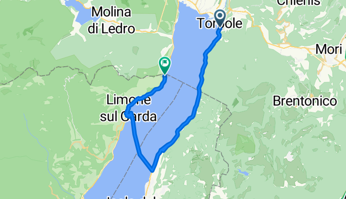 From Nago-Torbole to Riva del Garda