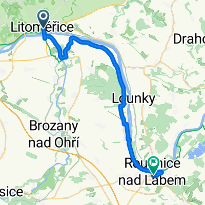 Litomerice to Roudnice Castle