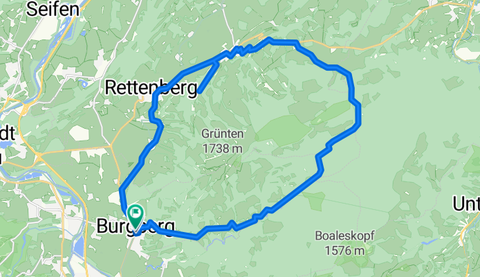 Sonthofener Straße 16A nach Sonthofener Straße 13C