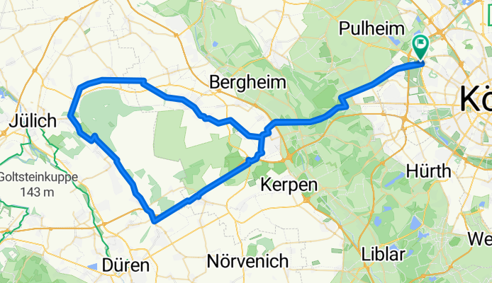 Hambacher Tagebau Umrundung