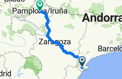 Route in der Bikemap App öffnen