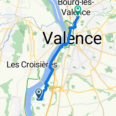 Rue Joseph Cugnot, Valence à Allée Georges Méliès, Bourg-lès-Valence