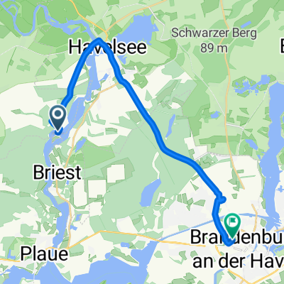 An der Lutze, Milower Land nach Sprengelstraße, Brandenburg an der Havel
