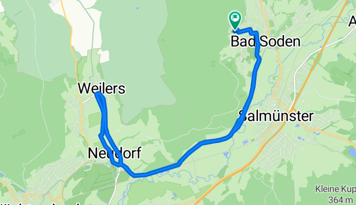 Hegelstraße, Bad Soden-Salmünster nach Hegelstraße, Bad Soden-Salmünster