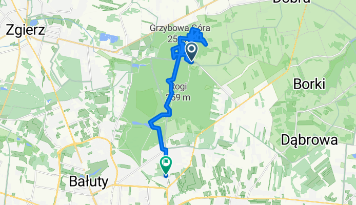 Okólna, Łódź do Widokowa, Łódź