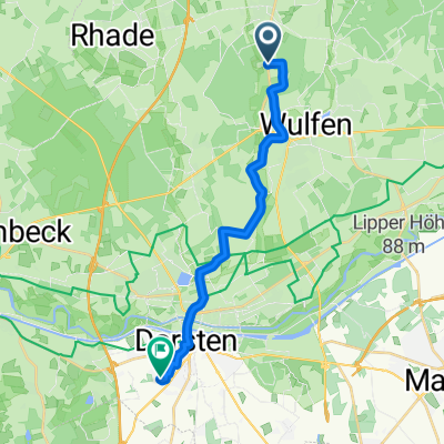 Wulfener Straße, Dorsten nach Wachtelstraße, Dorsten